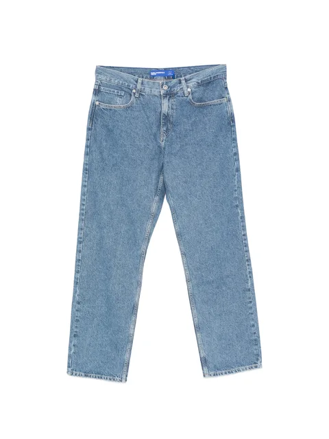 logo-patch jeans