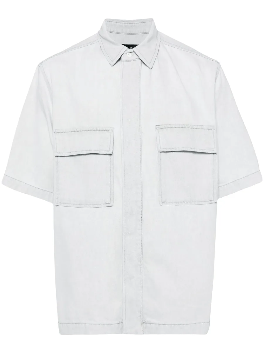 short-sleeve denim shirt 2