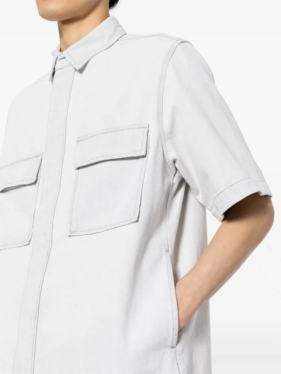 short-sleeve denim shirt 9