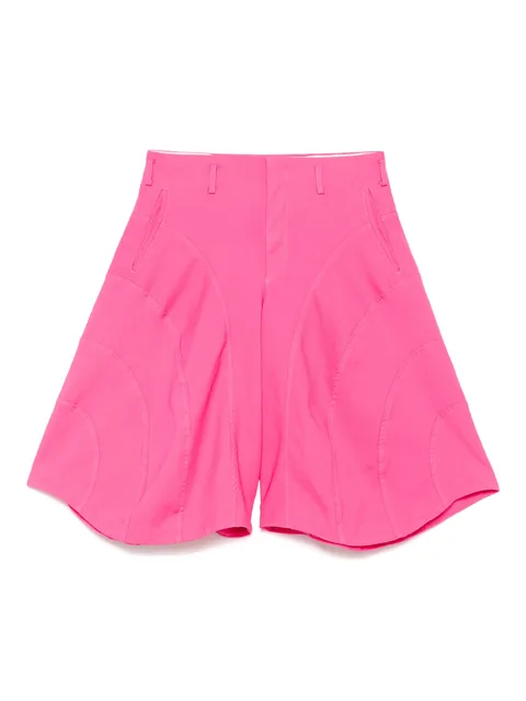 twill-weave shorts