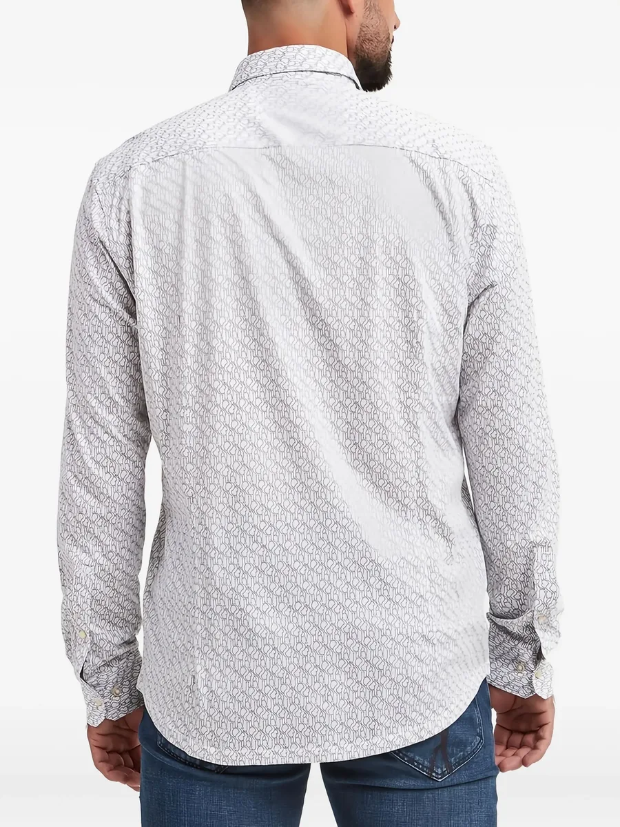 logo-print long-sleeve shirt 7