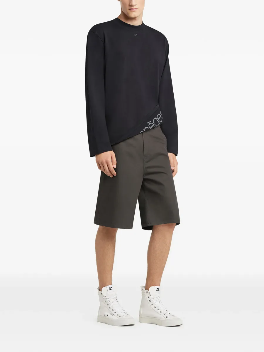 Hammer button-fastening pockets shorts 5