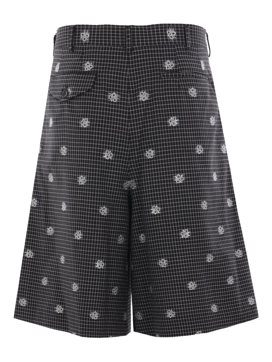 check-print shorts 3