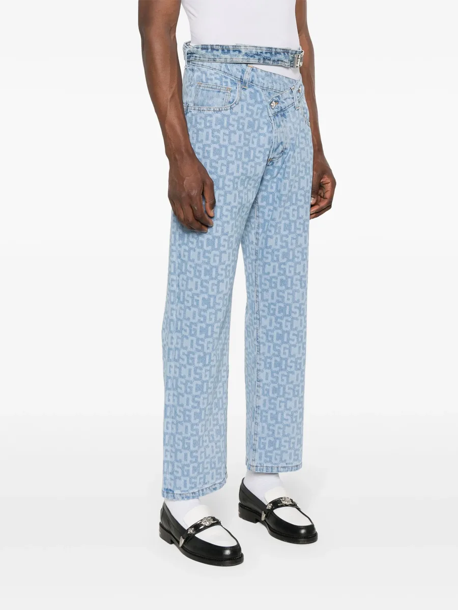 logo-print jeans 5
