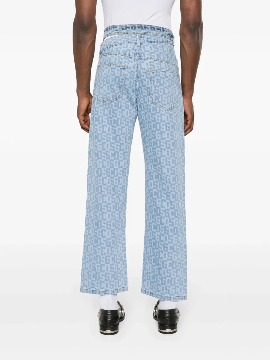 logo-print jeans 8