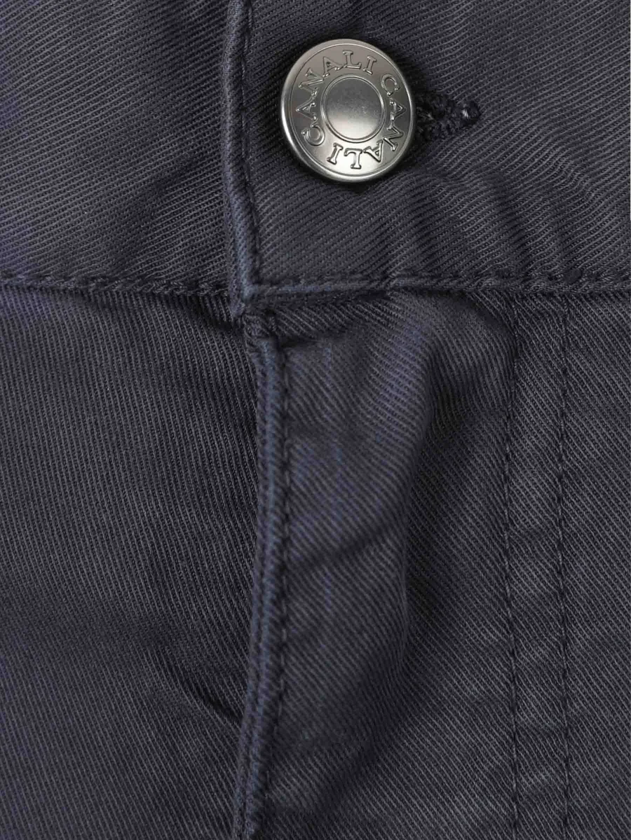 logo-patch five-pocket jeans 7