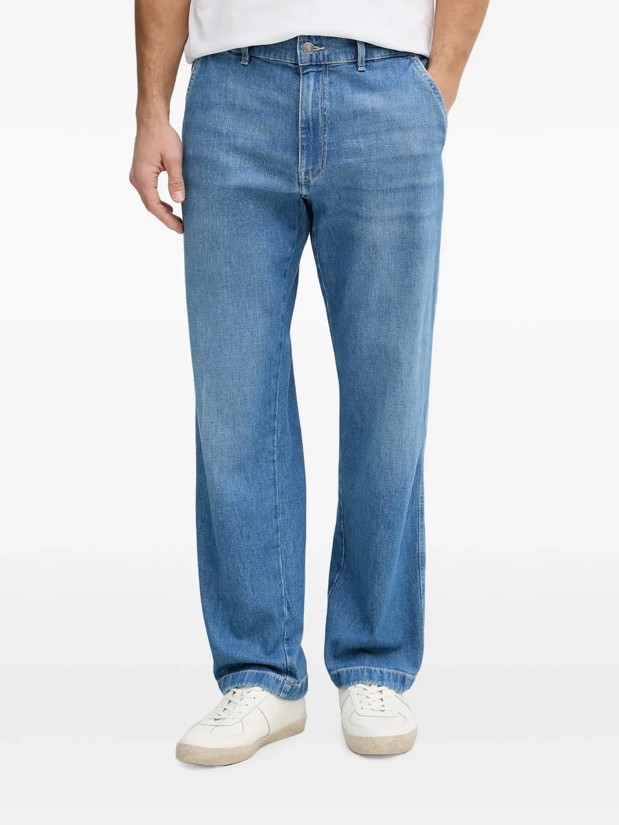logo-patch straight-leg jeans 3