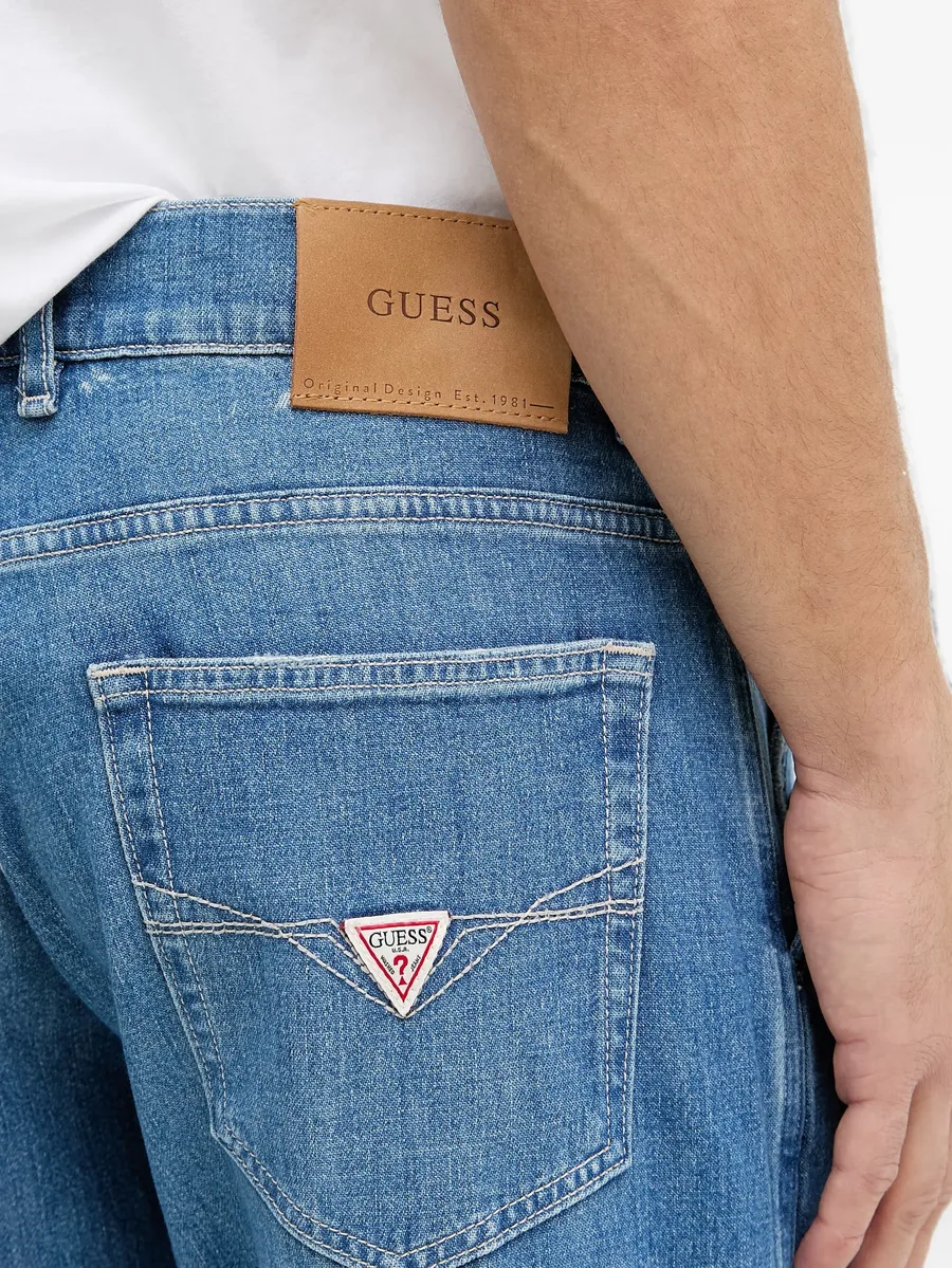 logo-patch straight-leg jeans 7
