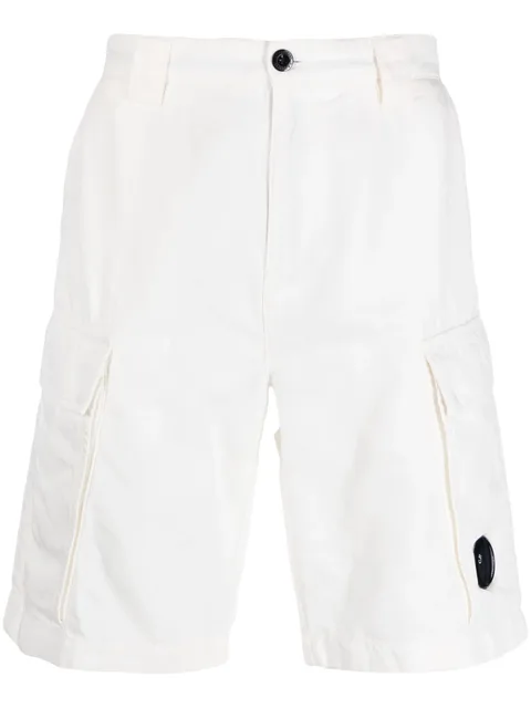 logo-plaque cargo shorts