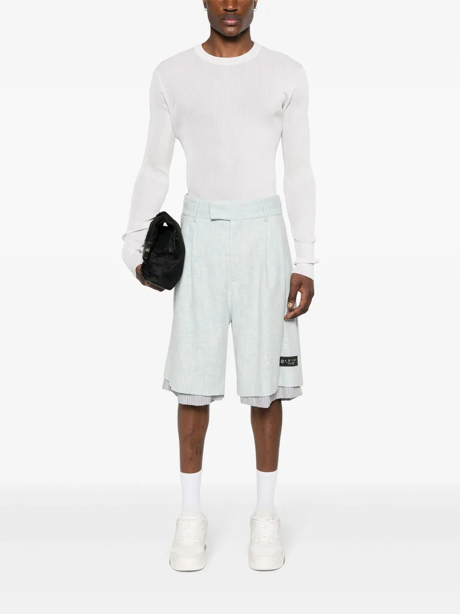 layered bermuda shorts 3