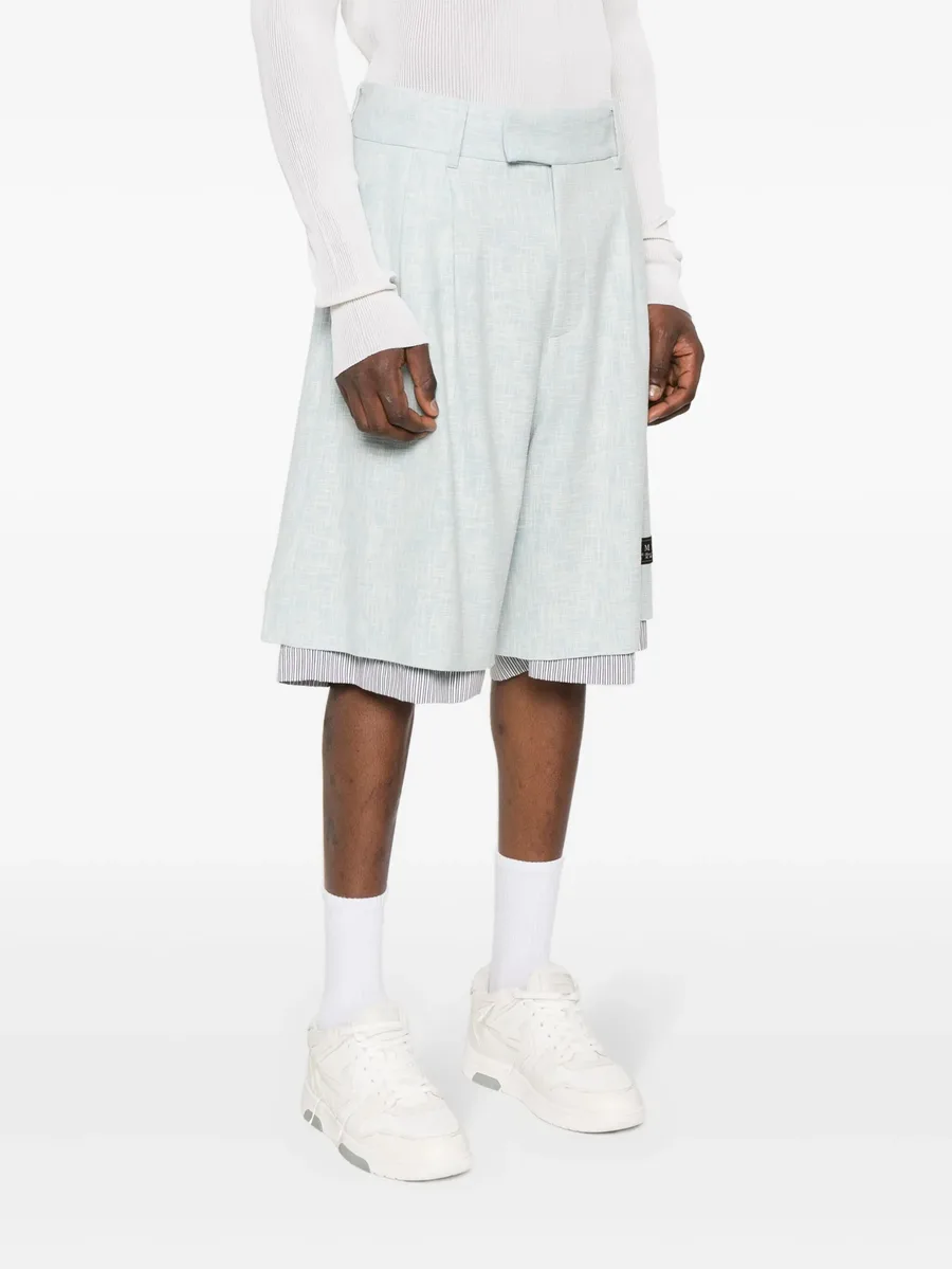 layered bermuda shorts 6