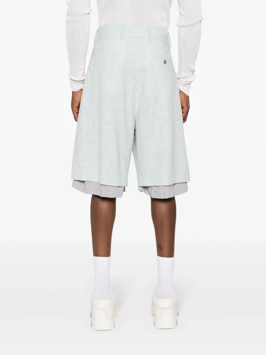 layered bermuda shorts 8