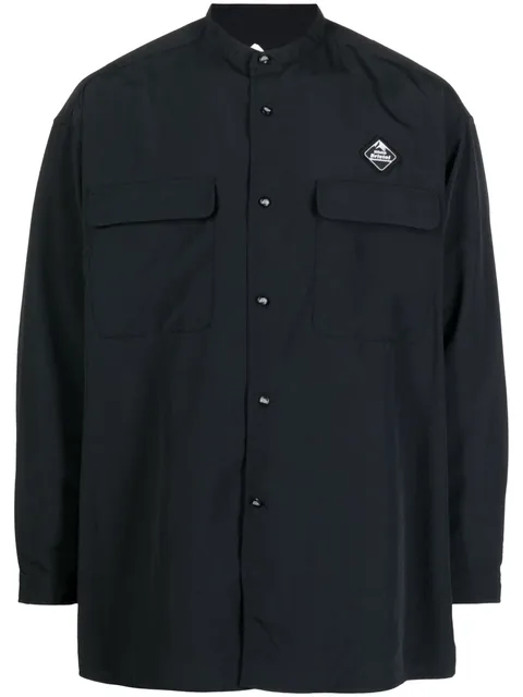 logo-patch shirt