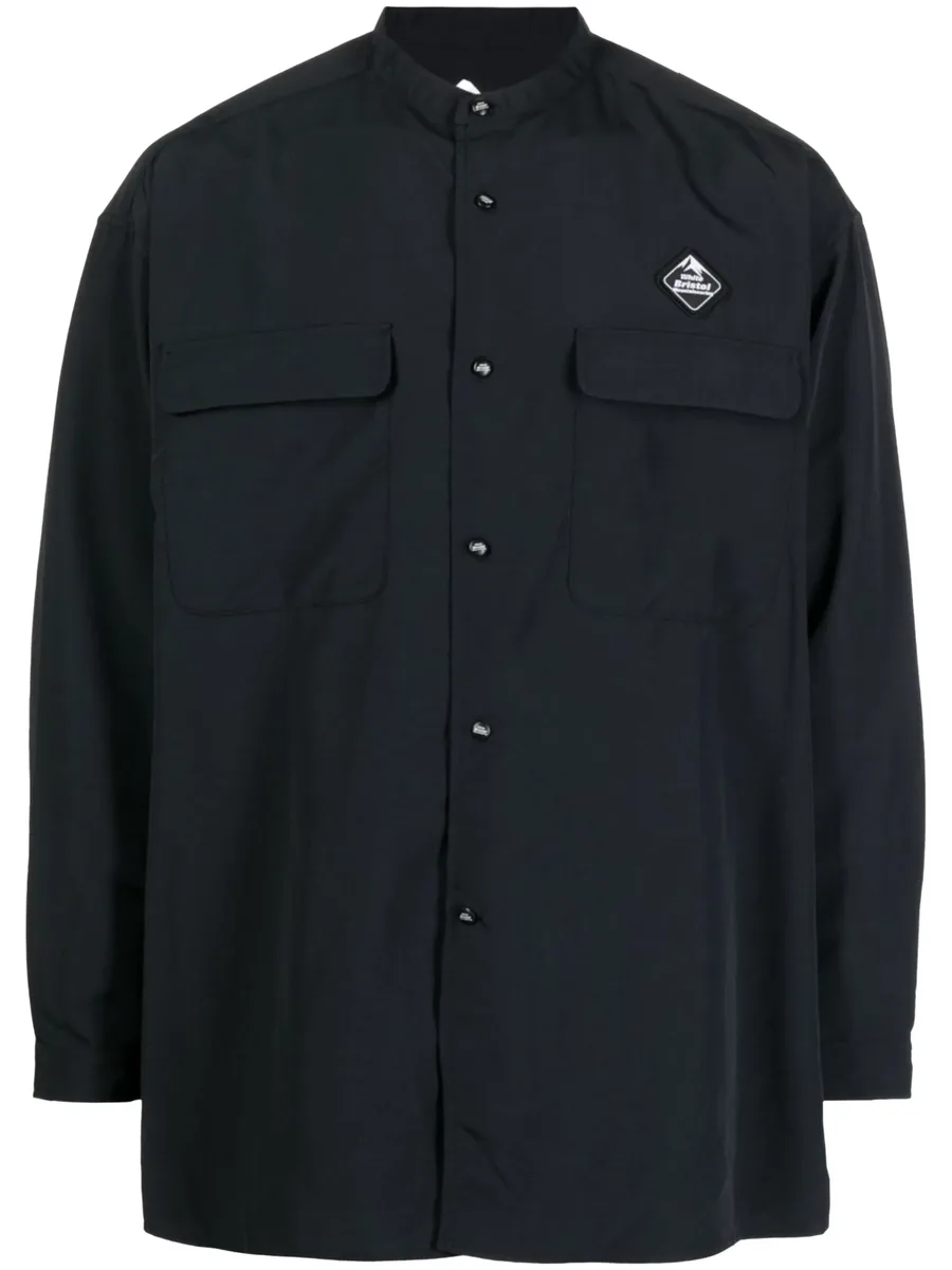 logo-patch shirt 2
