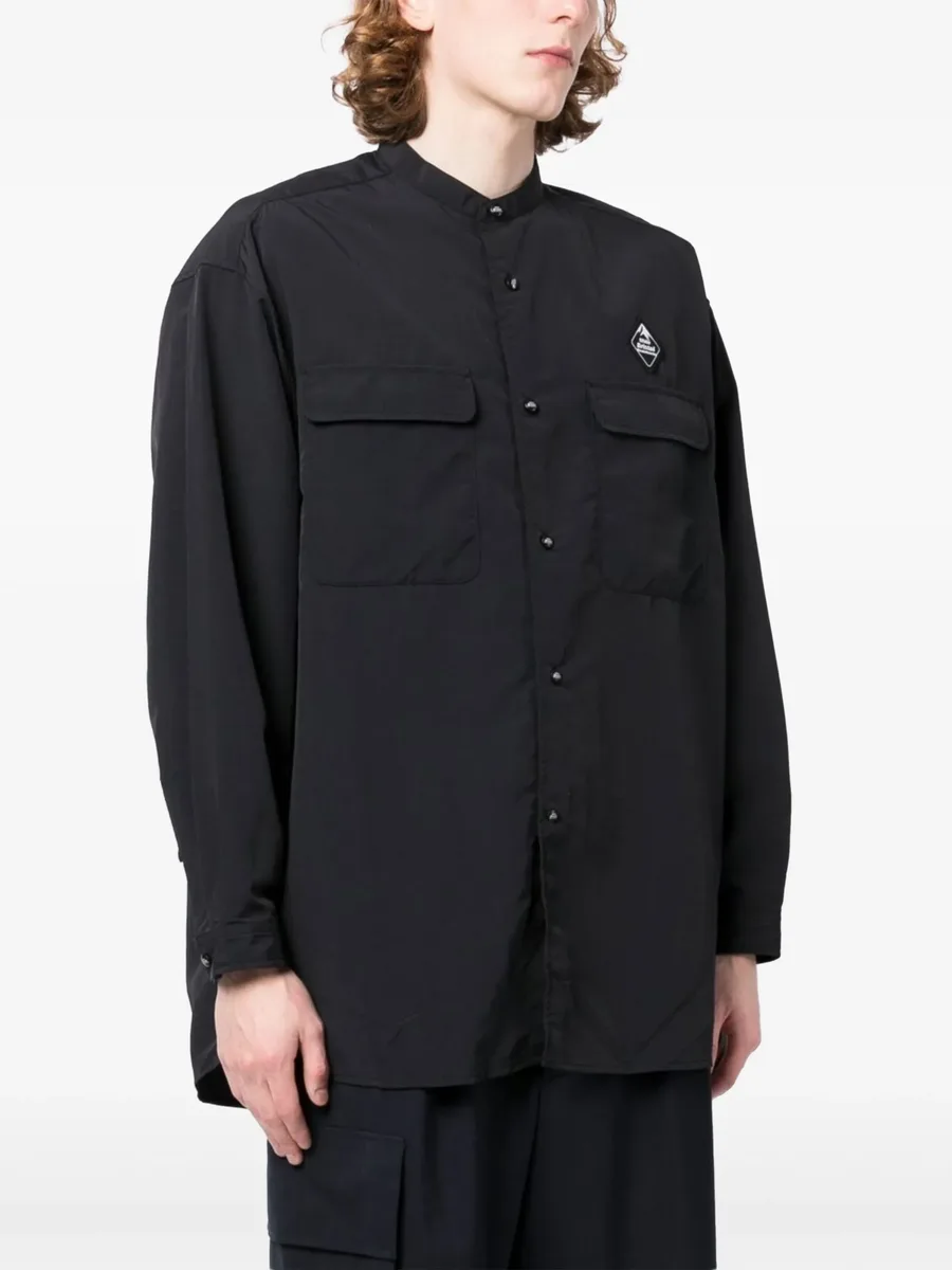logo-patch shirt 6