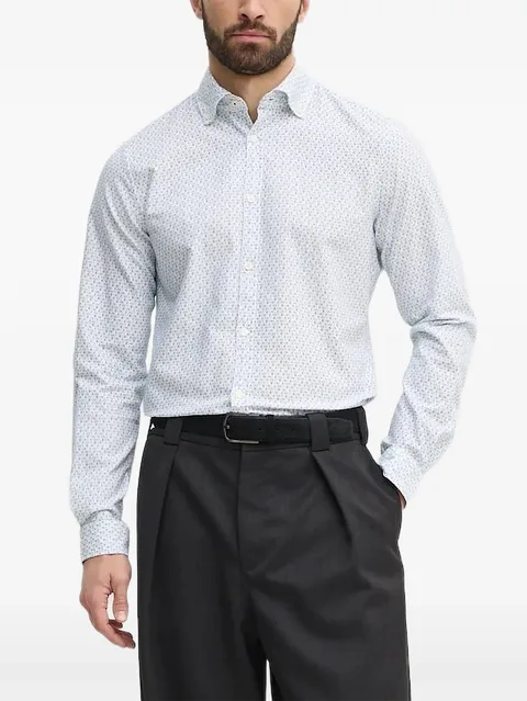 logo-print long-sleeve shirt