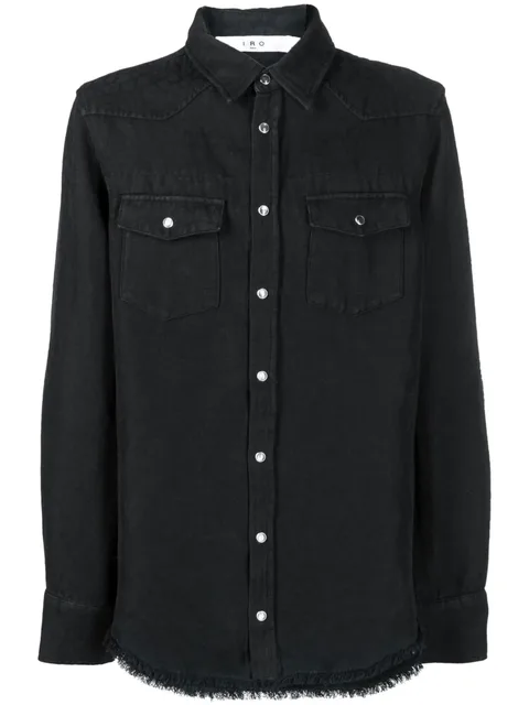 press-stud fastening detail shirt