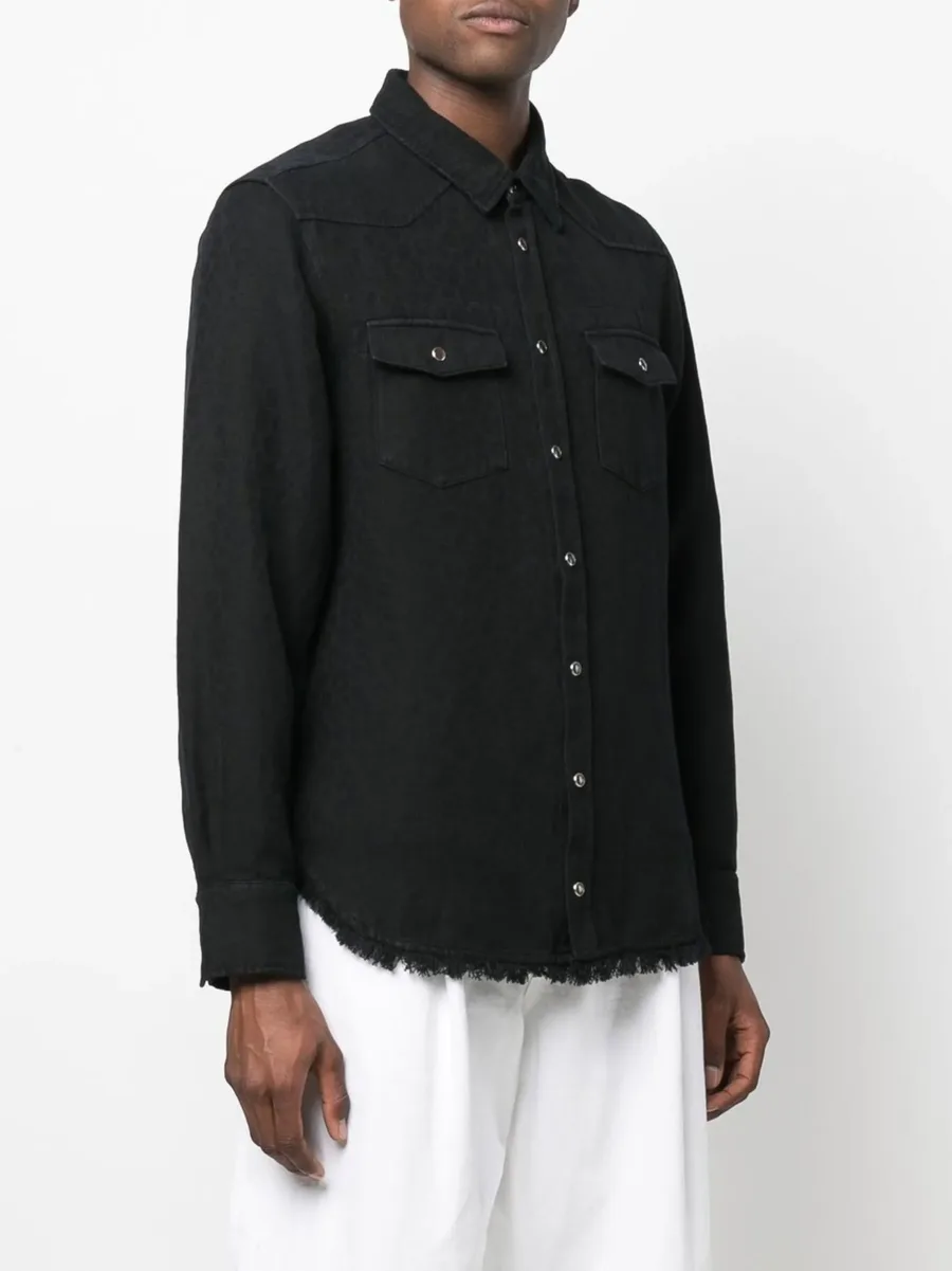press-stud fastening detail shirt 6