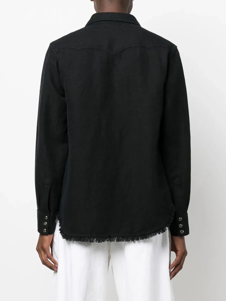 press-stud fastening detail shirt 8