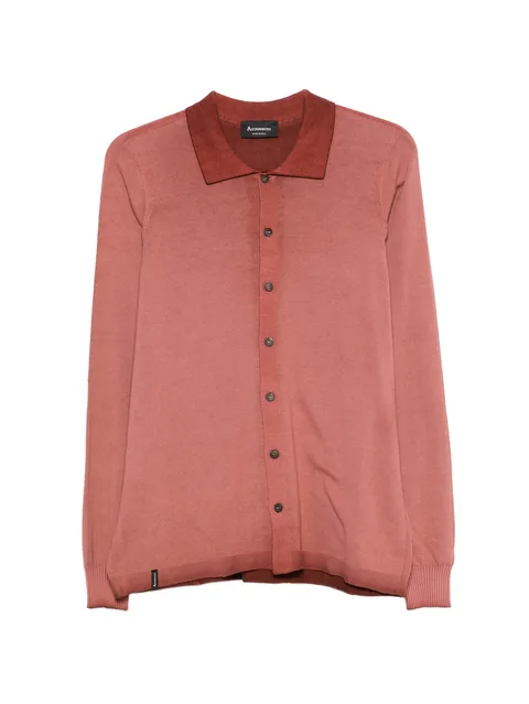 buttoned long-sleeve shirt