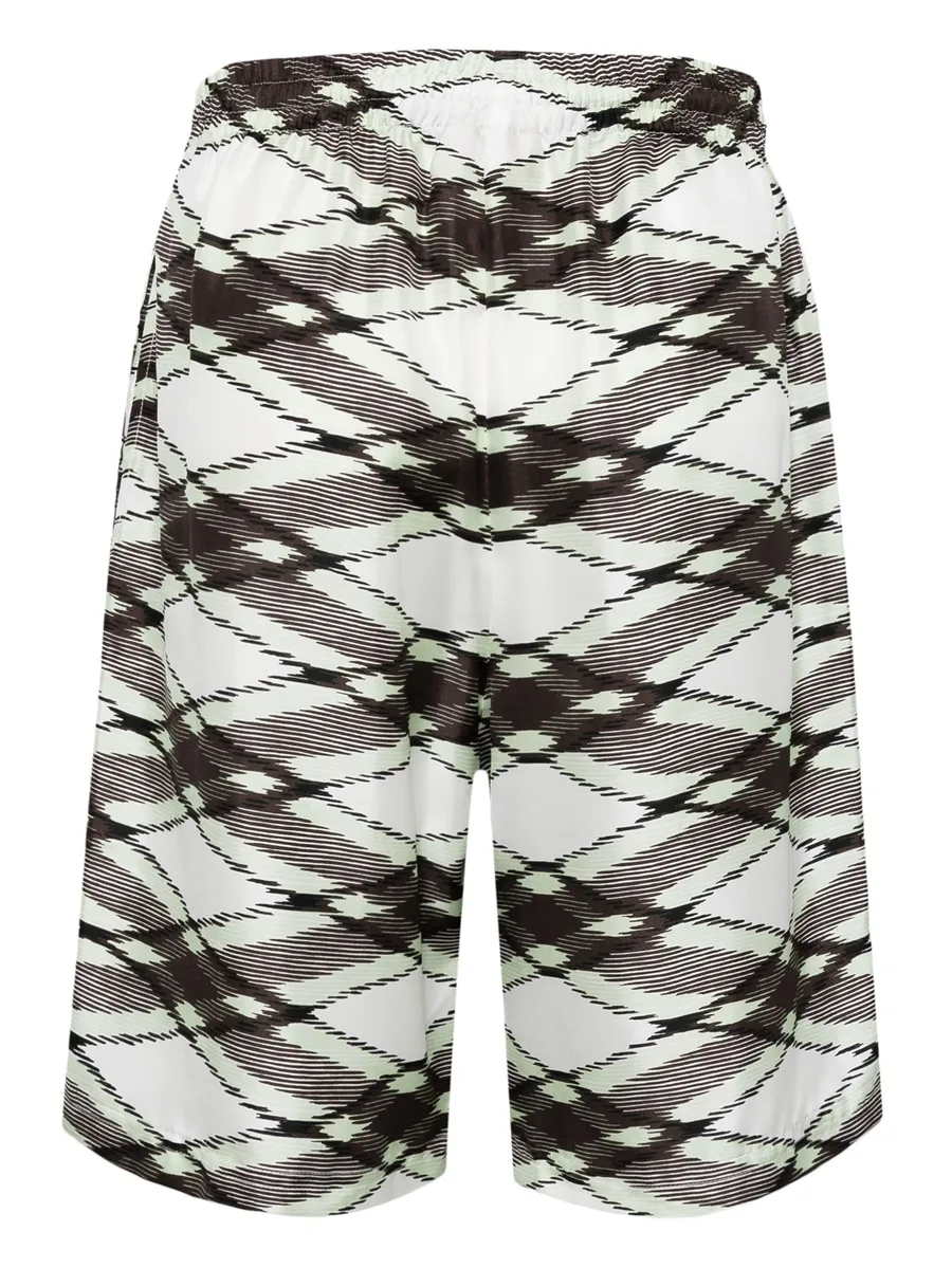 patterned silk shorts 4