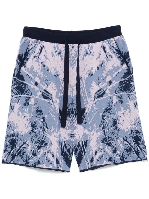 jungle-pattern shorts