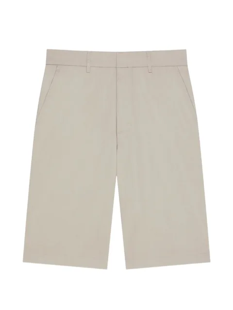 logo-patch chino shorts