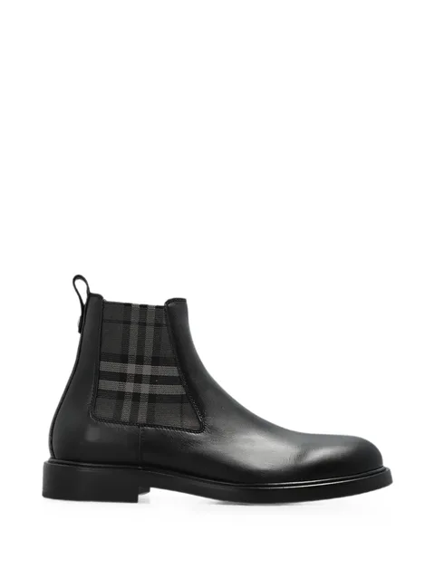 Pembroke leather boots