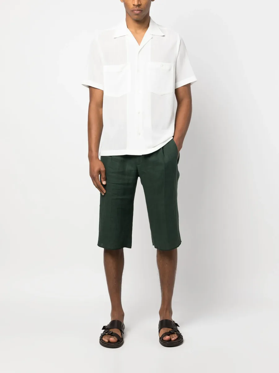 linen Bermuda shorts 4
