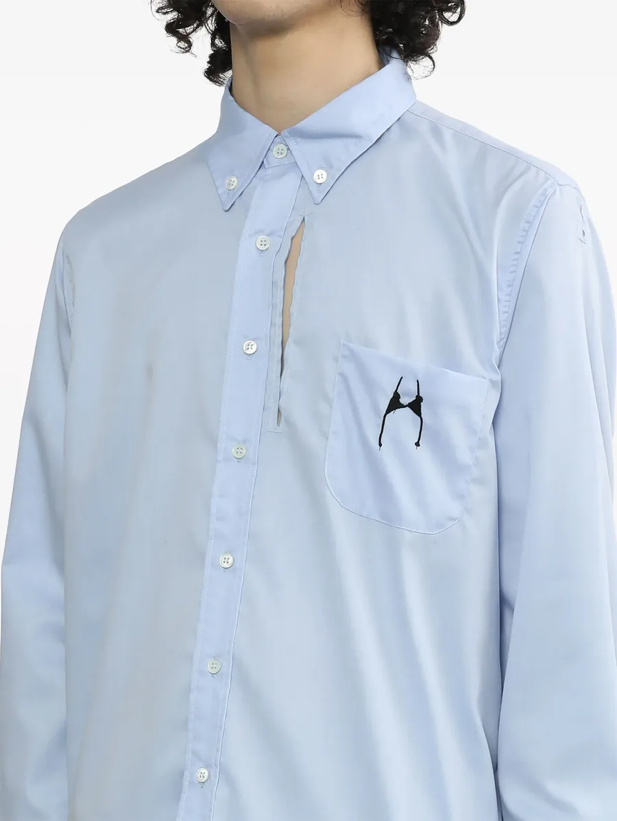graphic-print cotton shirt 10