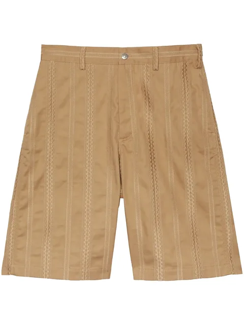 striped shorts