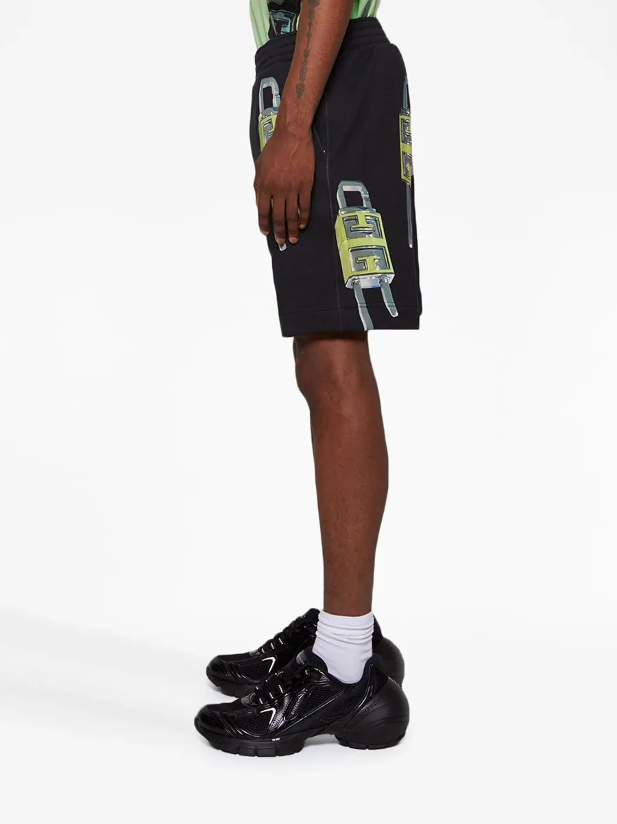 4G Padlock-print bermuda shorts 7