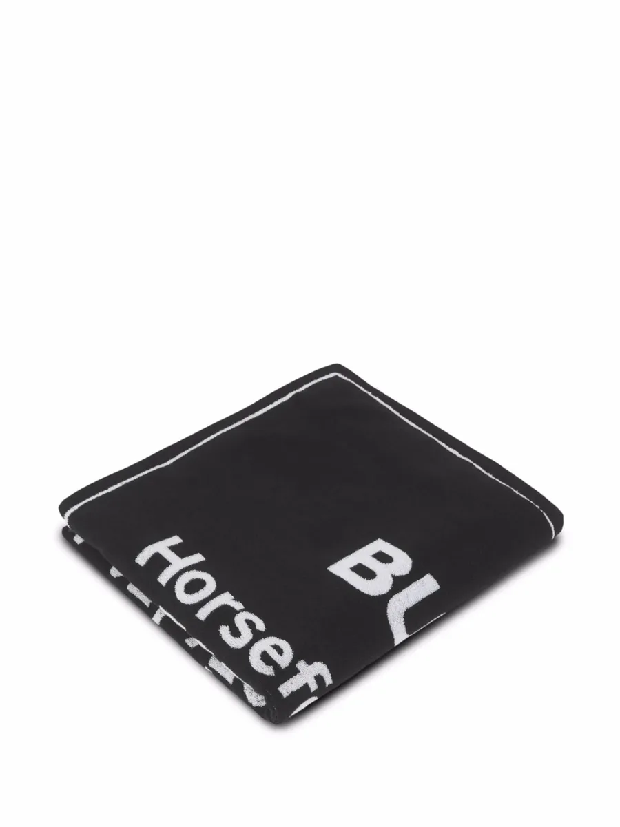 Horseferry-print jacquard cotton bath towel 3