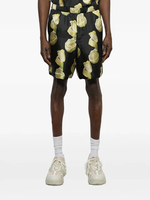 formal elasticated shorts