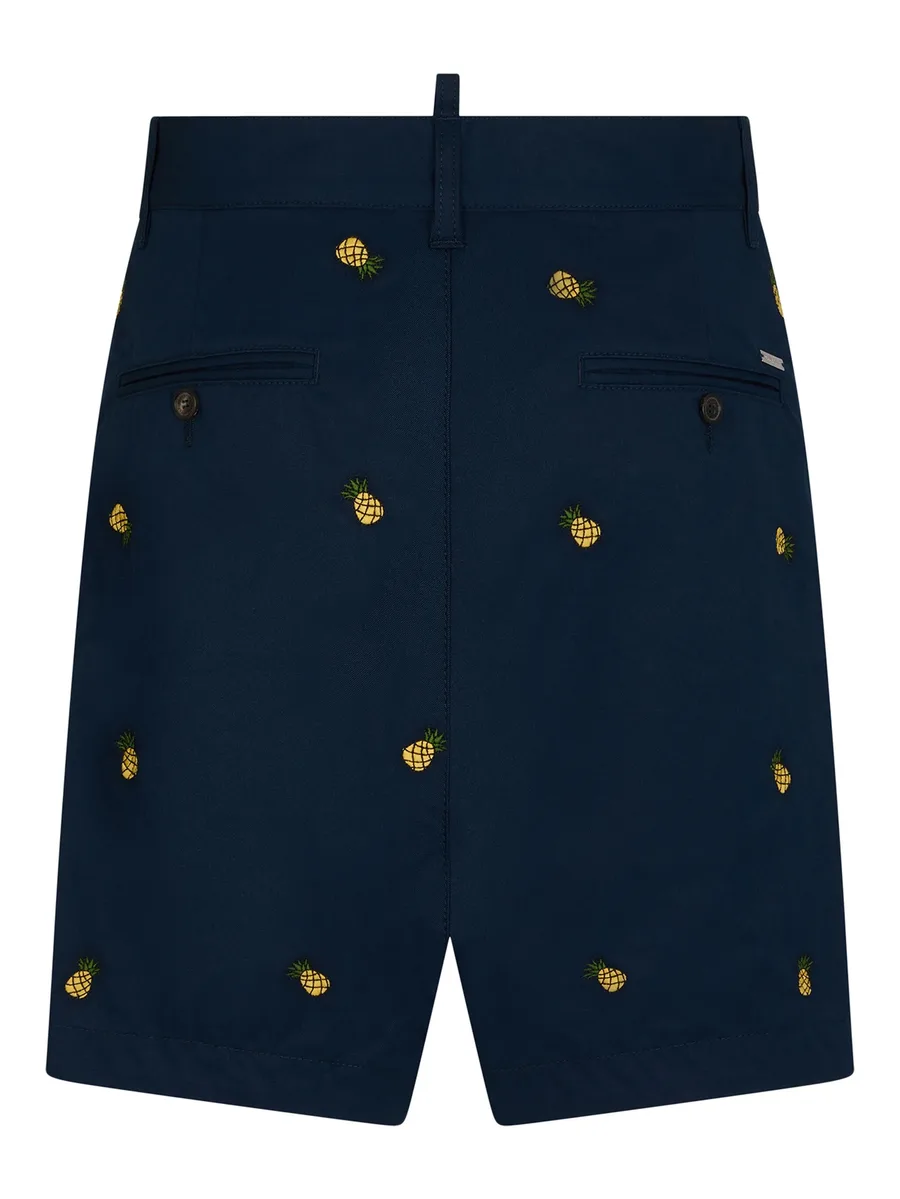 embroidered chino shorts 4