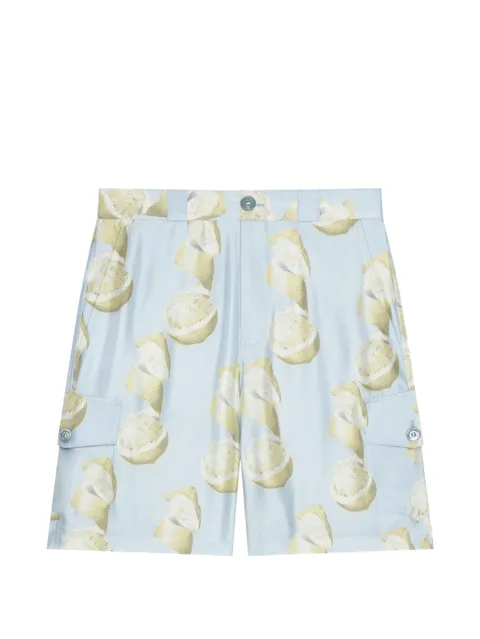 lemon-print shorts