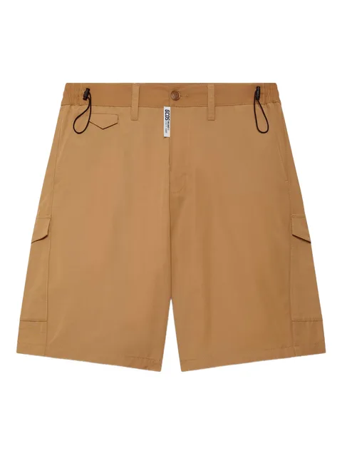 drawstring-waist bermuda shorts