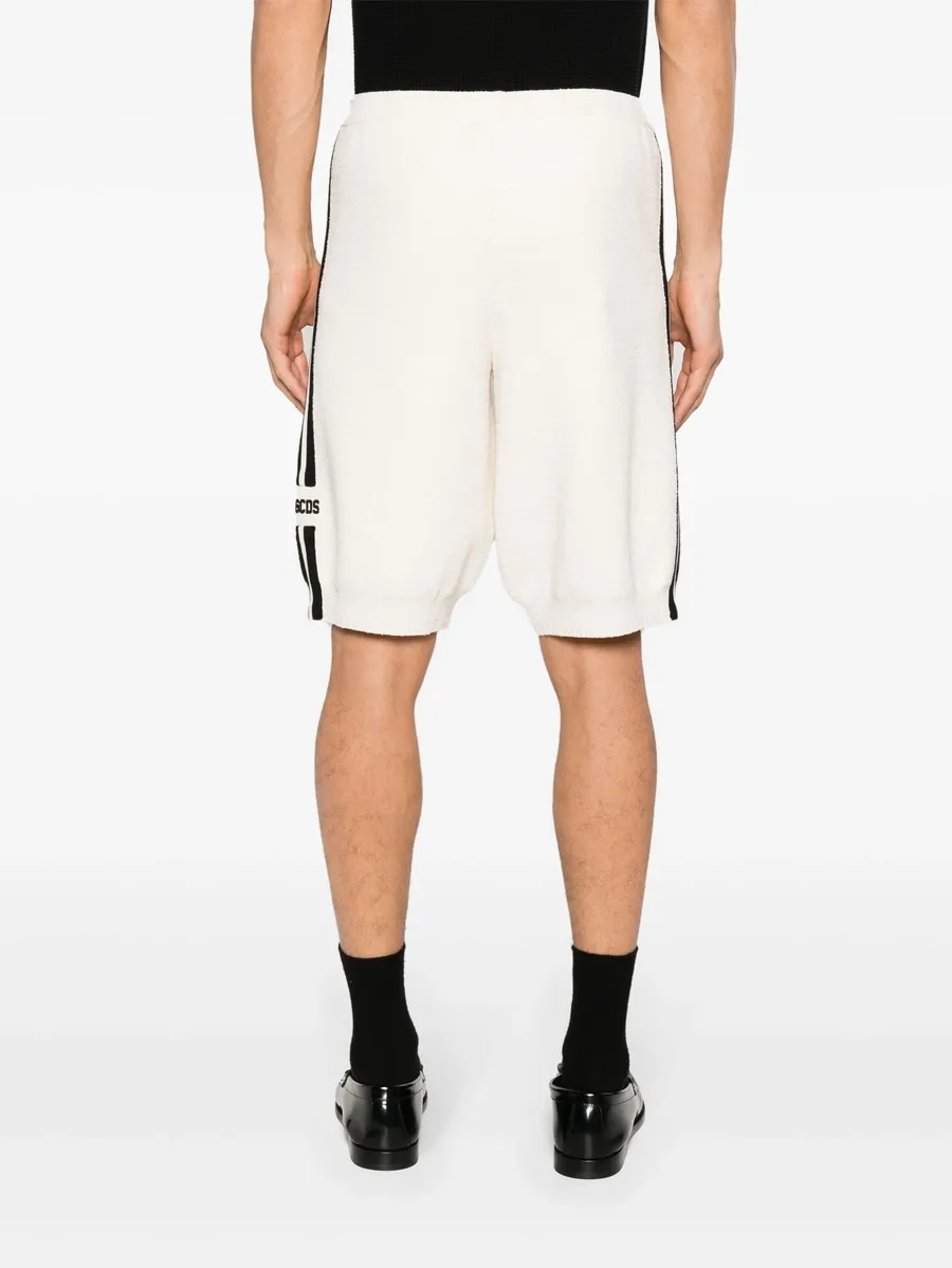 College bouclé-knit bermuda shorts 8