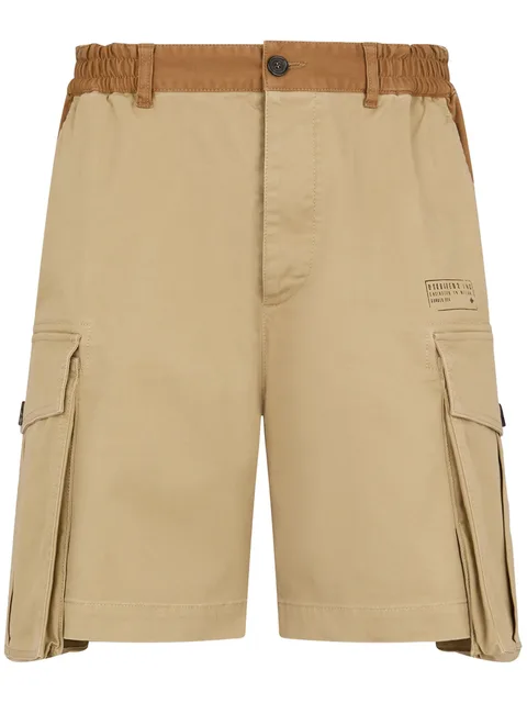two-tone cargo shorts