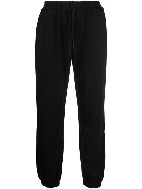 logo-print cotton track pants