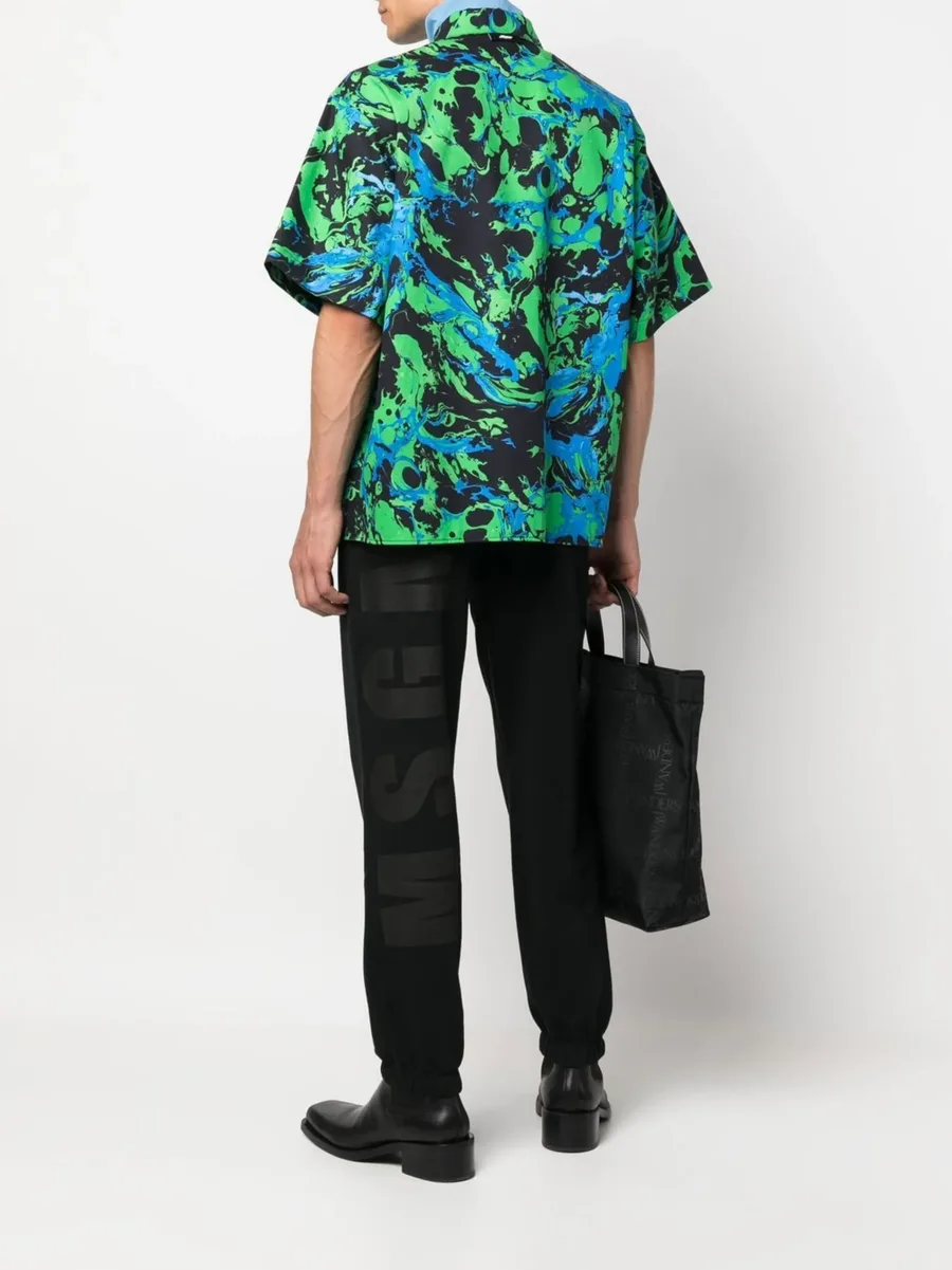 logo-print cotton track pants 4