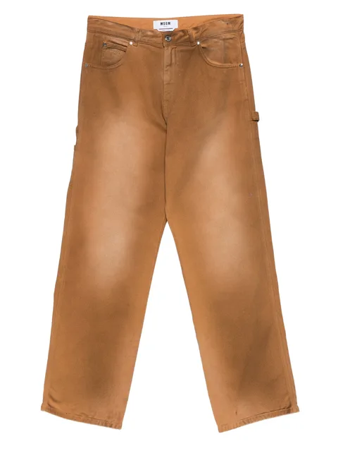 faded cotton trousers