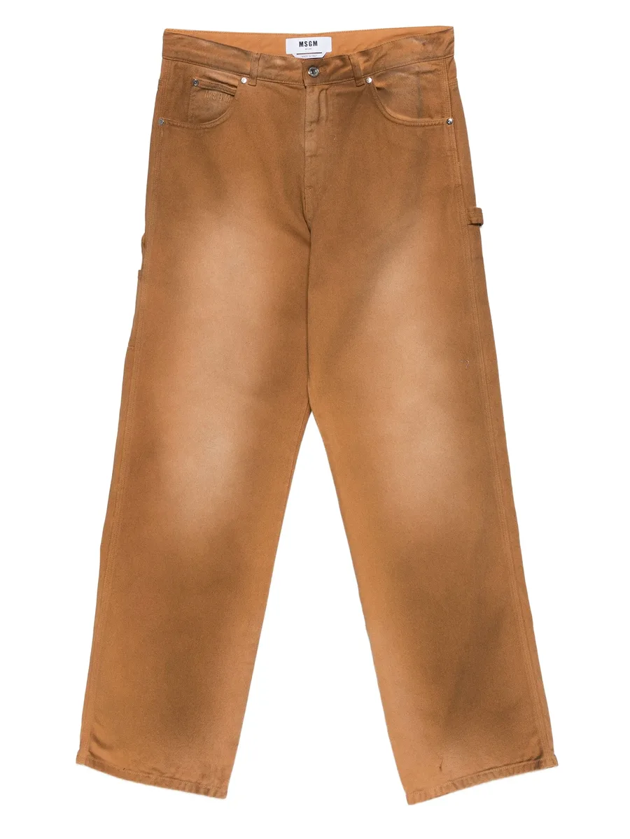 faded cotton trousers 2