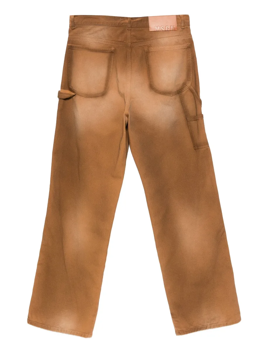 faded cotton trousers 4
