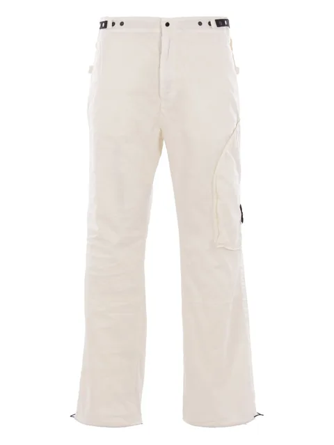 Compass-badge chinos