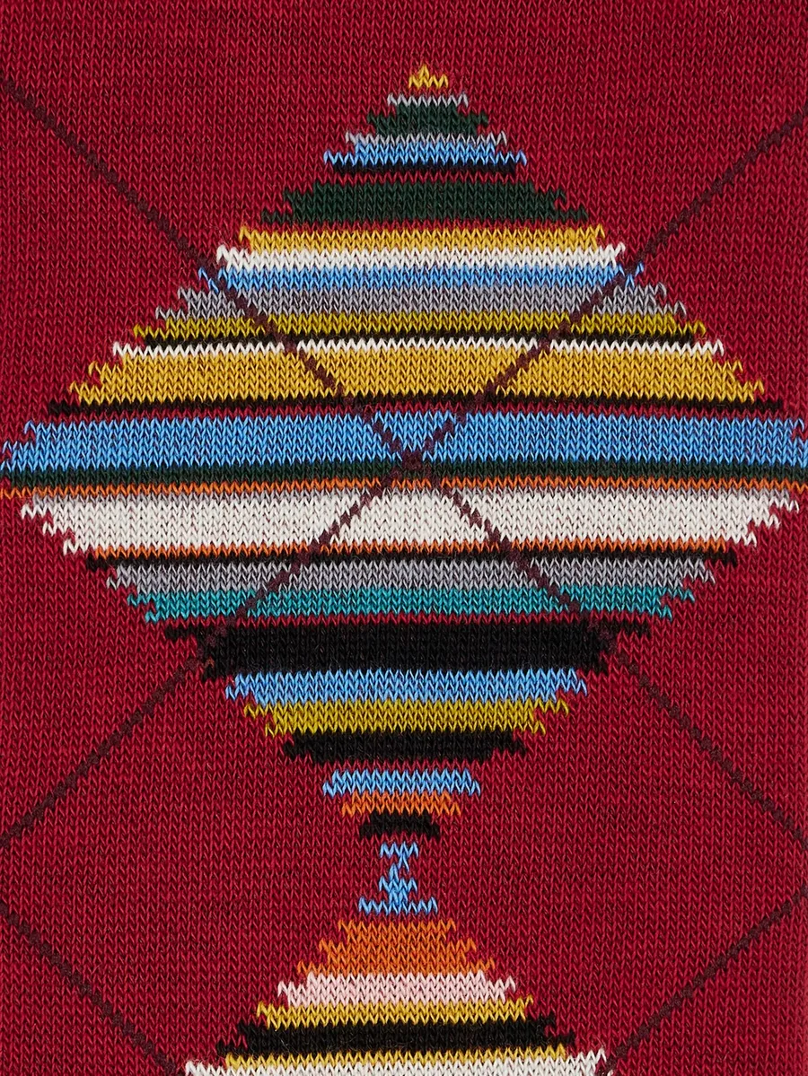 argyle-pattern socks 3
