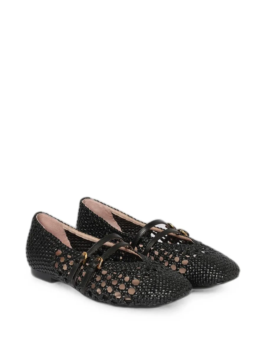 Risako woven-design ballet flats 4