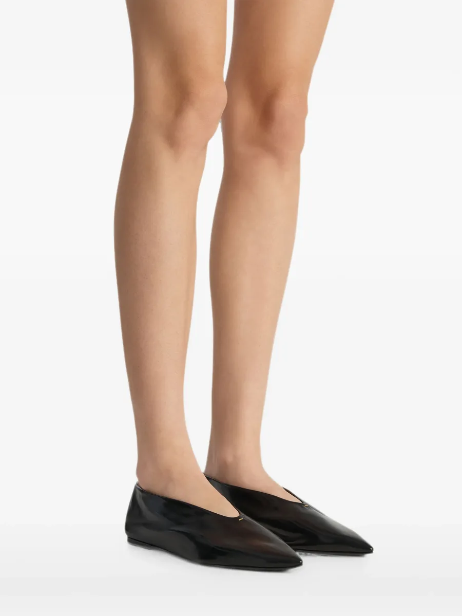 staple-detail ballet flats 4