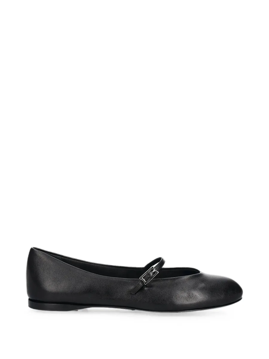 buckle-strap leather ballet flats 2