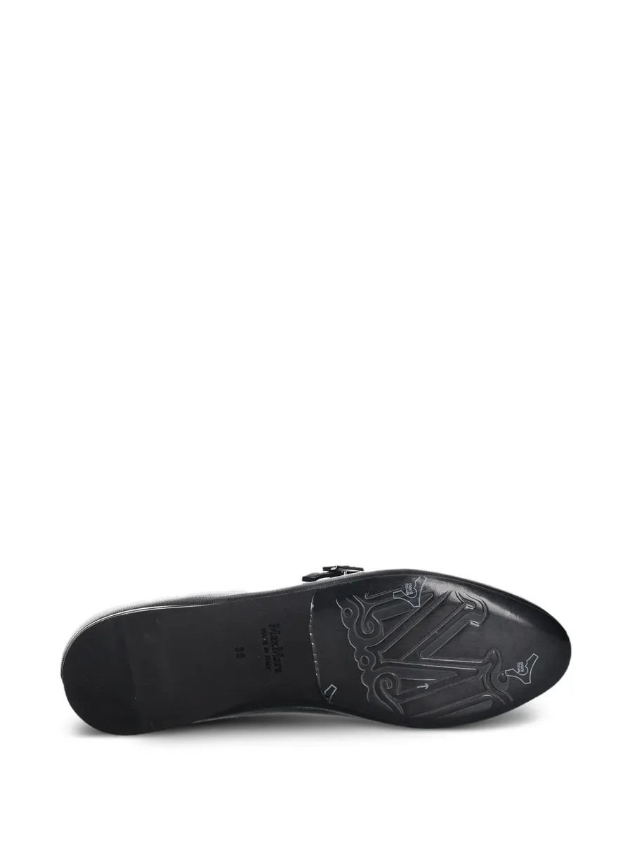 buckle-strap leather ballet flats 9